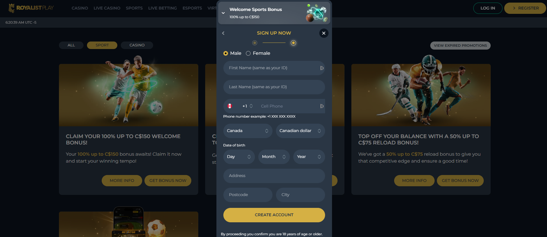 Royalistplay casinosite